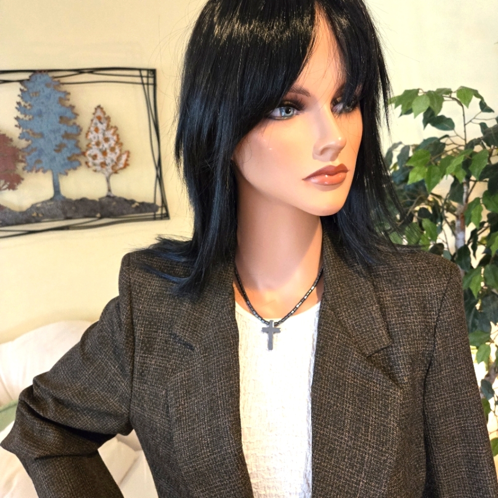 Brown, Black Alice Stuart Woman's Jacket/Blazer Size Small